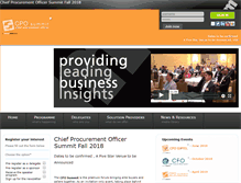 Tablet Screenshot of cpo-summit.com